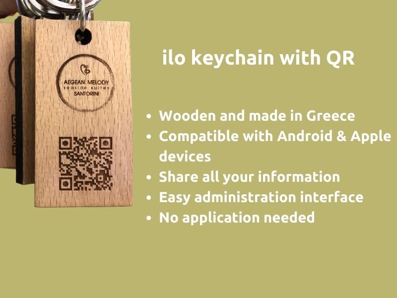 Μπρελόκ για ενοικιαζόμενα δωμάτια με κωδικό QR: Ενίσχυση της εμπειρίας φιλοξενίας/ Enhance Guest Experience using ilo Keychain with QR code